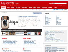 Tablet Screenshot of beyazportal.com